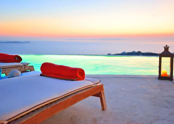 펜션 Aquata Boutique With Pool Mykonos Town